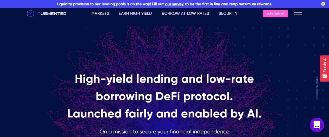 Augmented Finance Airdrop Review: High-yield lending and low-rate 0