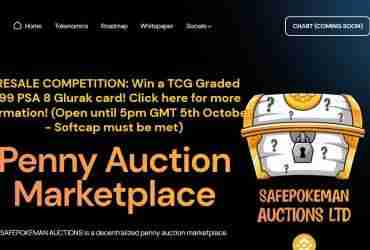Safepokeman Ico Review: Decentralized Penny Auction Marketplace.