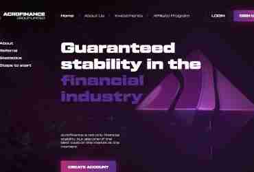 Acrofinance Investment Project Review: Paying Or Scam Project ?