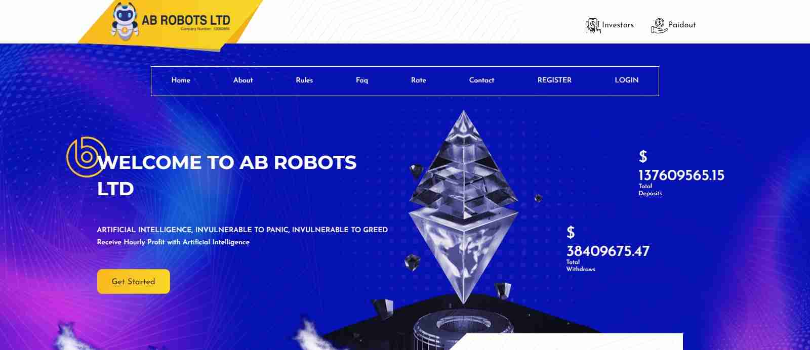 Robots Insure Investment Project Review : Paying Or Scam Project?