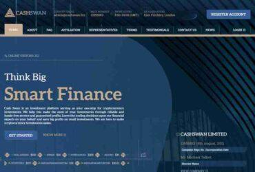 Cashswan.biz Investment Project Review: Paying Or Scam Project ?