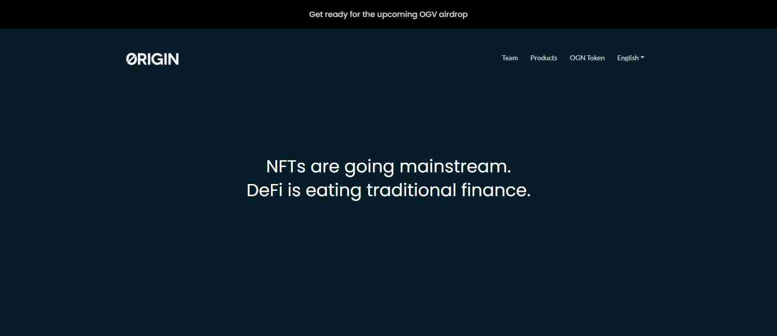 Origin Protocol Airdrop Review: DeFi is Eating Traditional Finance