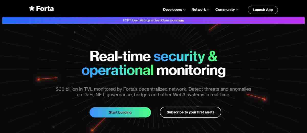 Forta Airdrop Review: Real-time security & Operational Monitoring