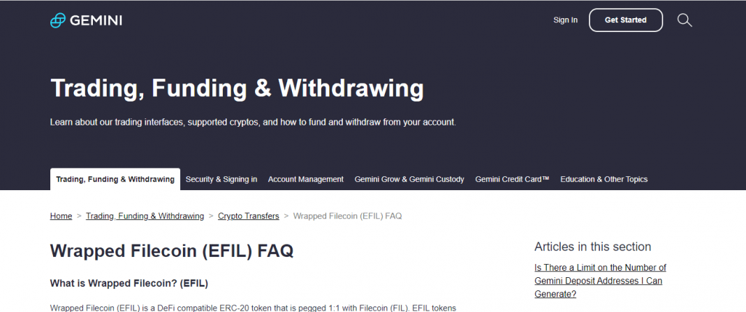 Ethereum Wrapped Filecoin (EFIL) Coin Complete Detailed Review About Ethereum Wrapped Filecoin
