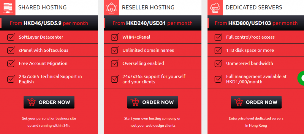 kowloonhosting Price