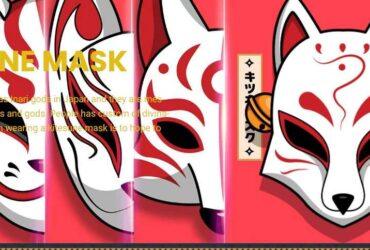 Kitsune Mask Coin
