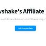 Reviewshake Affiliate Program