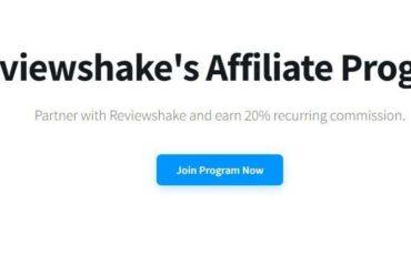Reviewshake Affiliate Program