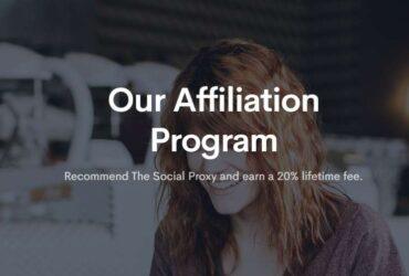 The Social Proxy Affiliate Program