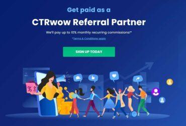 CTRwow Referral Program Affiliate Program