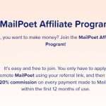 MailPoet Affiliate Program
