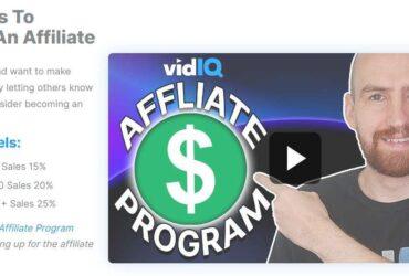 vidIQ Affiliate Program