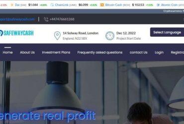 Safewaycash Investment Project Review : Paying Or Scam Project ?