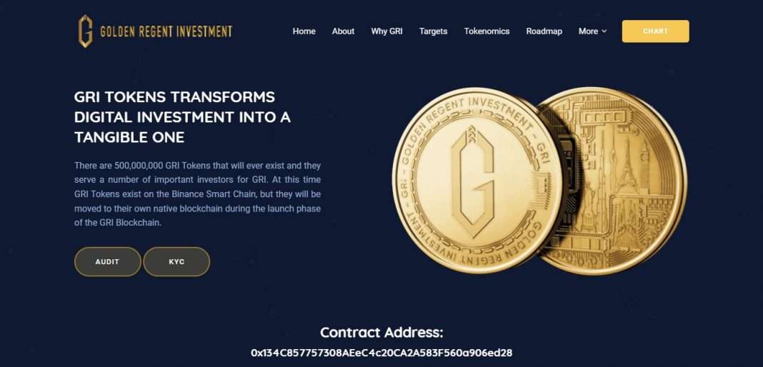 GOLDEN REGENT INVESTMENT (GRI) Coin Complete Detailed Review