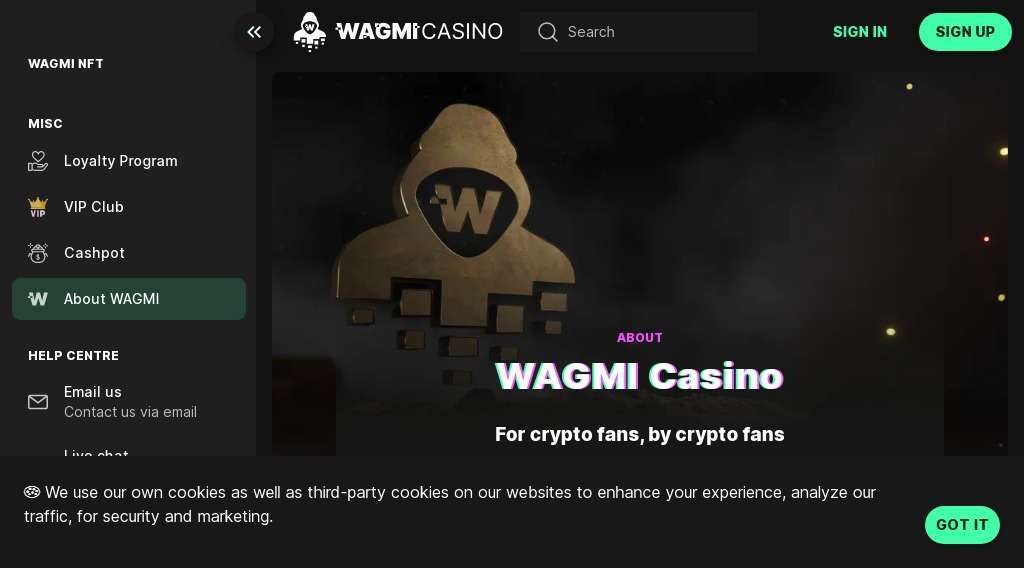 Wagmi Casino Review : Latest 2022 Review