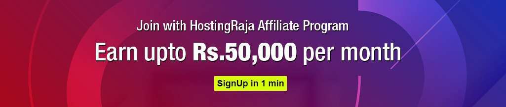 HostingRaja Affiliate Program