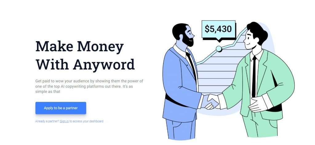 Anyword affiliate program