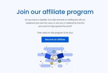 Codename One Affiliate Program