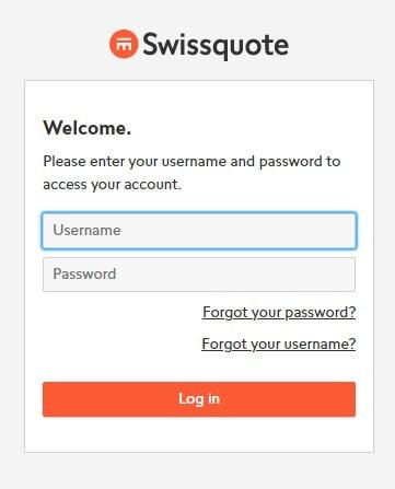 How To Create Account At Swissquote 