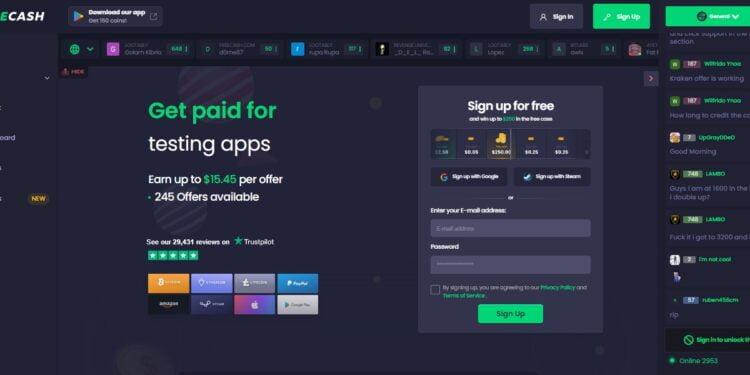 Freecash Review 2023: A Great Way to Earn Rewards for Your Opinion"