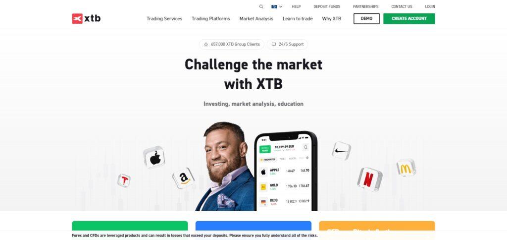 XTB:- Best For Excellent Trading Experience & Low Cost
