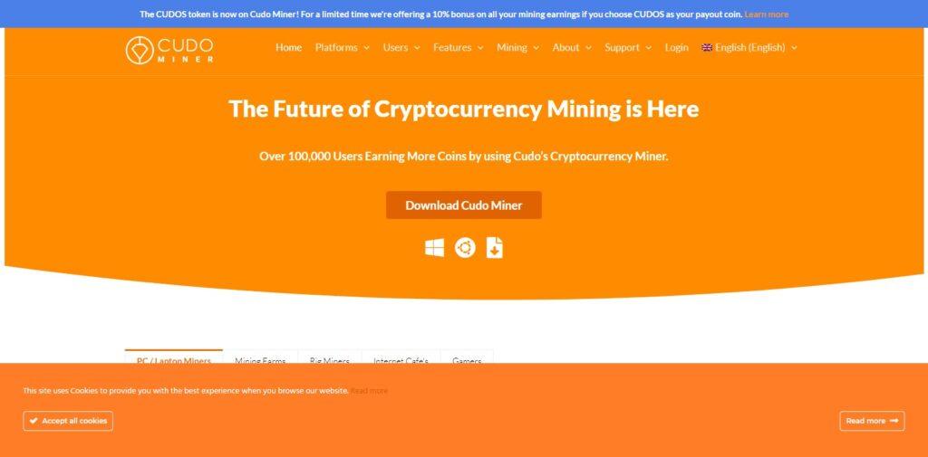Cudo Miner (Best Cloud Mining Website 2023)