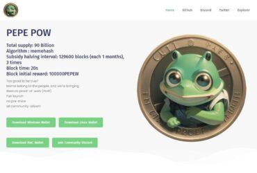 PEPEPOW (PEPEW) Review : Is It Good Or Bad Coin Read Our Article