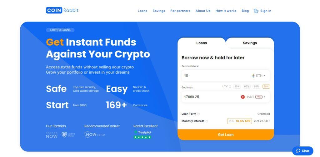 CoinRabbit (Best Crypto Lending Platform)