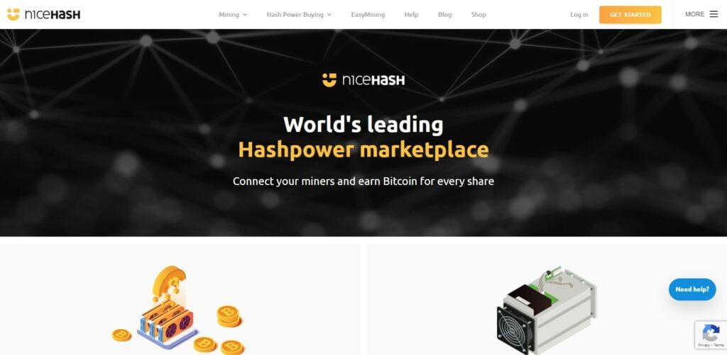 NiceHash (Best Free Cloud Mining)
