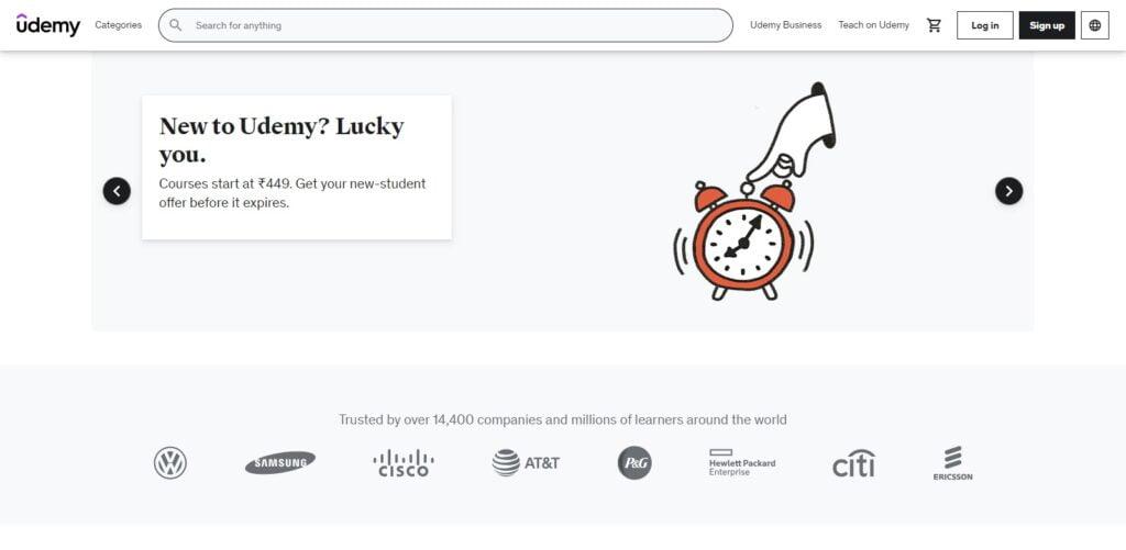 Udemy (Best E- Learning Platform)