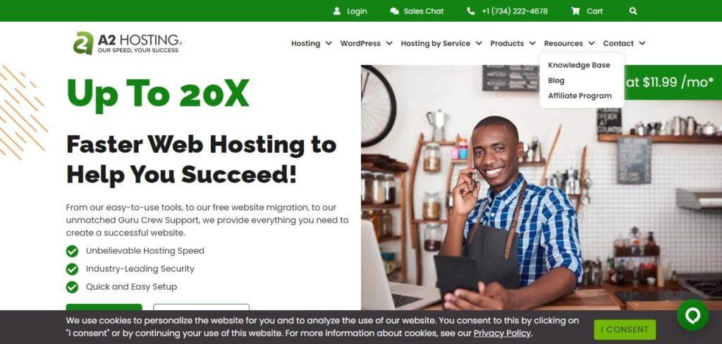 30 Best Web Hosting Services For Small Business 18 A2 Hosting