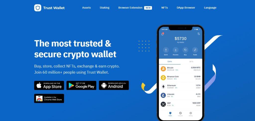 2.Trust Wallet [Zilliqa (ZIL) iOS & Android Mobile Wallet]