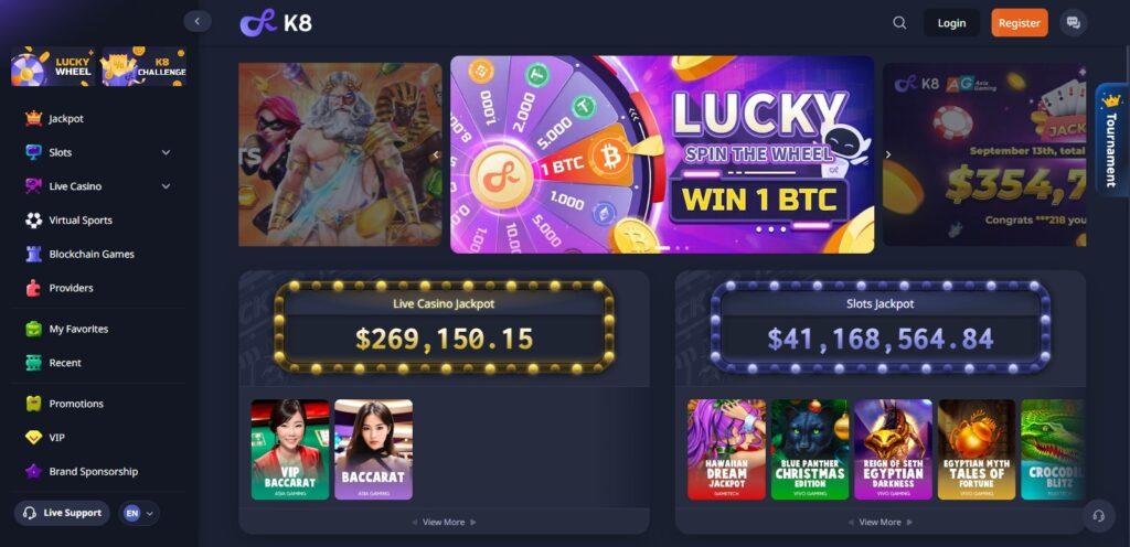 K8 (Best Crypto Casinos)