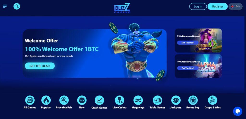 Blizz.io (Best Crypto Casinos)