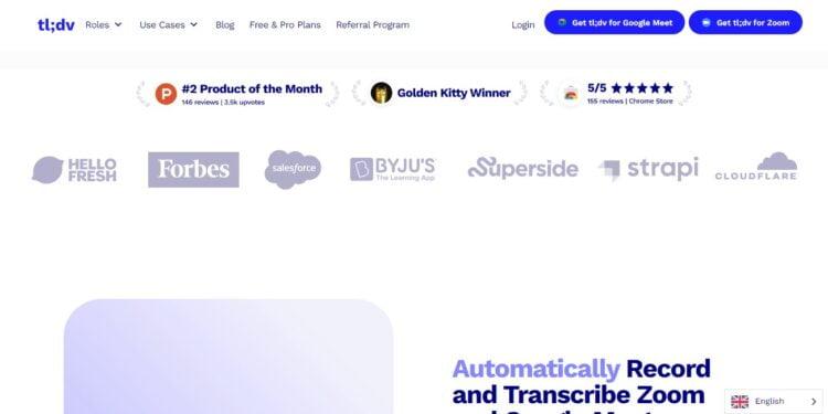 Tldv Ai Review : How To Use & Free Guide