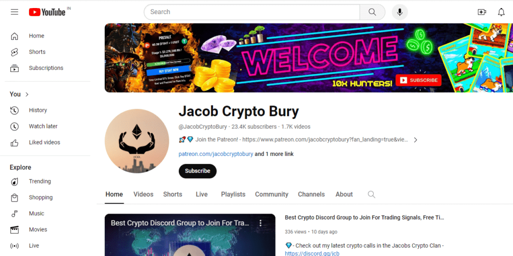 Jacob Crypto Bury