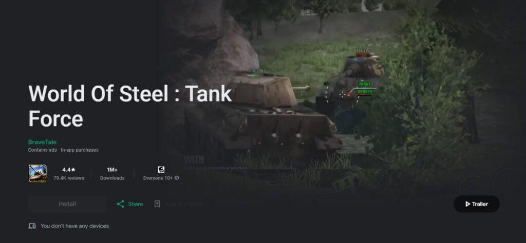 World of Steel: Tank Force