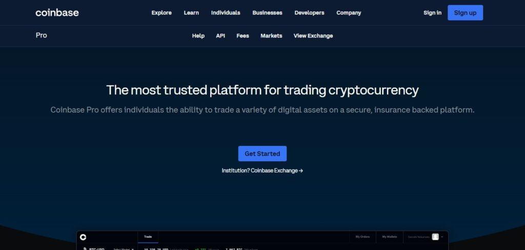 Coinbase Pro (formerly GDAX)