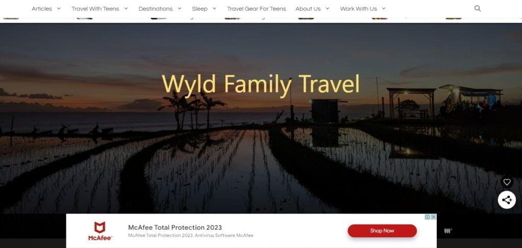 The Wyld Family Travel Blog stands out as one of the best family travel blogs, capturing the essence of adventure, exploration, and togetherness. With a genuine and relatable tone, the Wyld family shares their firsthand experiences, providing a wealth of practical tips and inspiring anecdotes for families seeking memorable travel adventures. What sets them apart is their commitment to showcasing a diverse range of destinations, from bustling cities to remote landscapes, ensuring there's something for every family's taste. The blog is not just about the glamorous side of travel but also addresses the challenges and joys of navigating the world with kids. Stunning photography and engaging narratives bring their journeys to life, making the Wyld Family Travel Blog an invaluable resource for families aspiring to create lasting travel memories. Whether you're a seasoned traveler or a novice venturing into family exploration, this blog offers a treasure trove of insights that make it a standout in the realm of family travel content.The Wyld Family Travel Blog stands out as one of the best family travel blogs, capturing the essence of adventure, exploration, and togetherness. With a genuine and relatable tone, the Wyld family shares their firsthand experiences, providing a wealth of practical tips and inspiring anecdotes for families seeking memorable travel adventures. What sets them apart is their commitment to showcasing a diverse range of destinations, from bustling cities to remote landscapes, ensuring there's something for every family's taste. The blog is not just about the glamorous side of travel but also addresses the challenges and joys of navigating the world with kids. Stunning photography and engaging narratives bring their journeys to life, making the Wyld Family Travel Blog an invaluable resource for families aspiring to create lasting travel memories. Whether you're a seasoned traveler or a novice venturing into family exploration, this blog offers a treasure trove of insights that make it a standout in the realm of family travel content.
