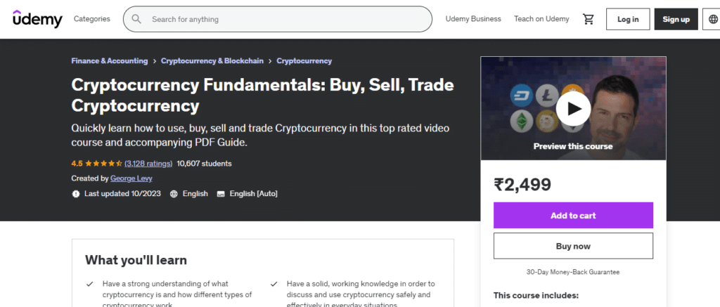 Cryptocurrency Fundamentals: Buy, Sell, Trade Cryptocurrency