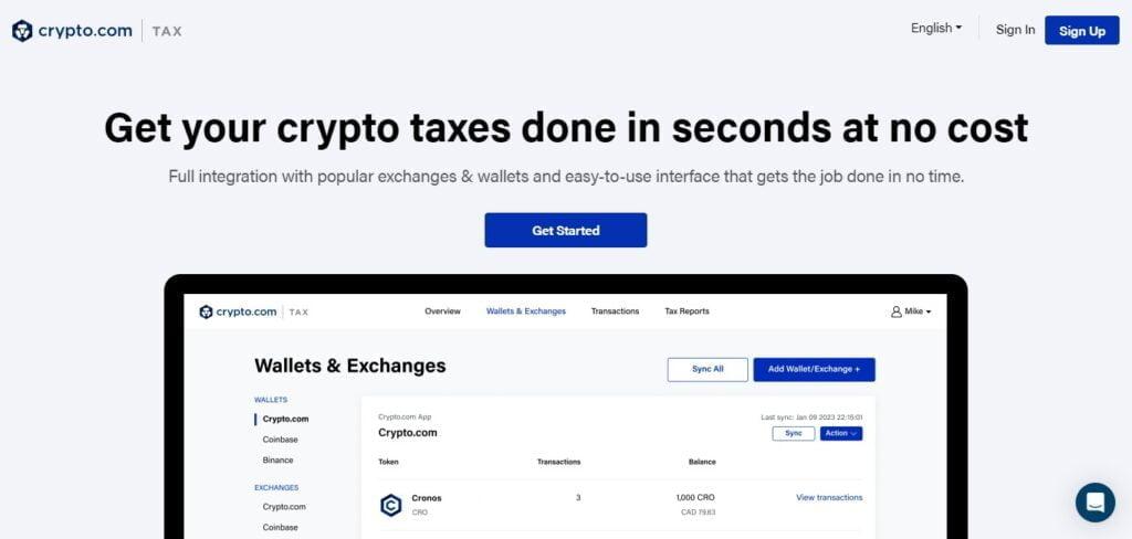 Crypto.com Tax