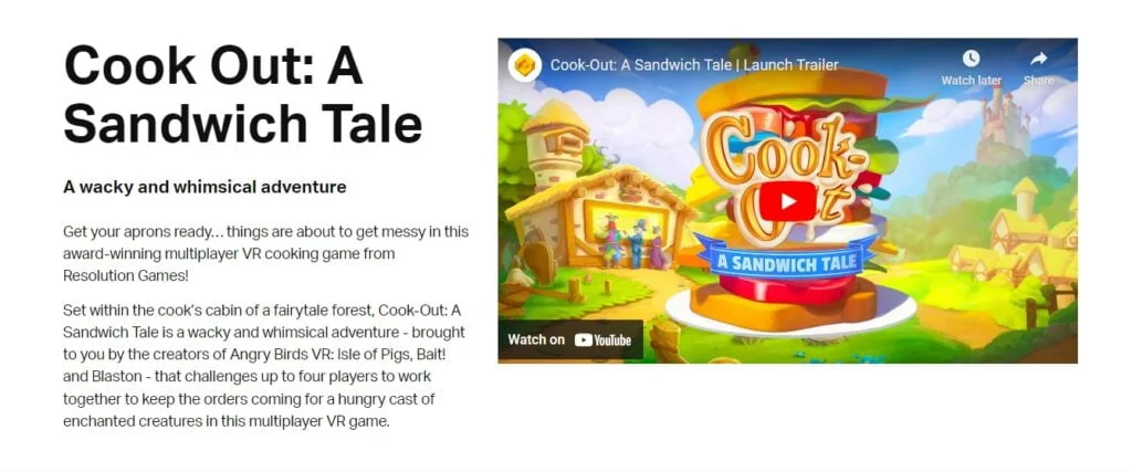 Cook-Out: A Sandwich Tale