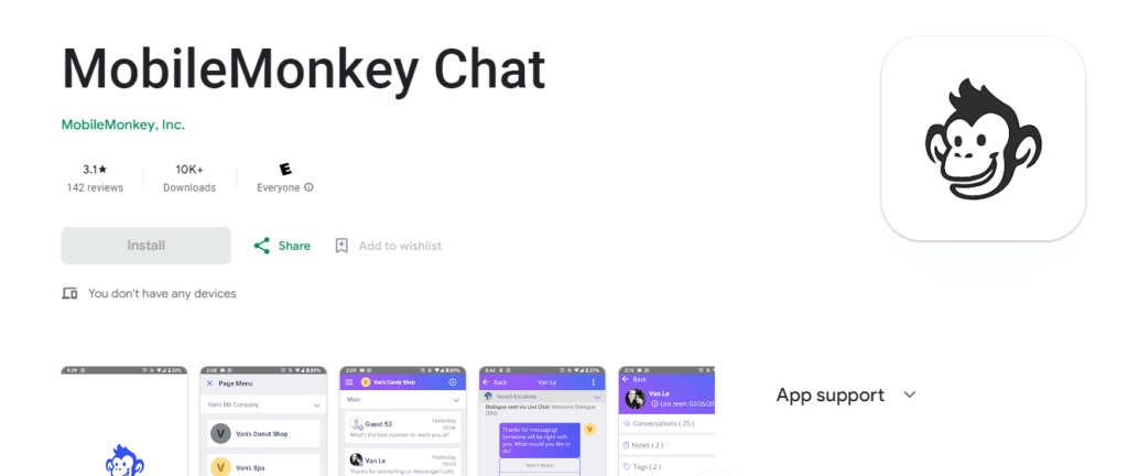 Mobile Monkey (Best Ai Chatbot Friend)
