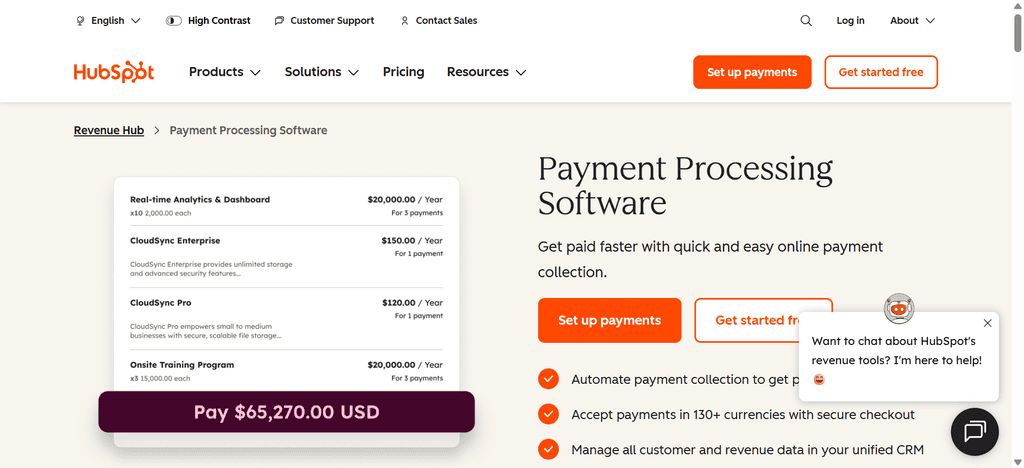 HubSpot Payments