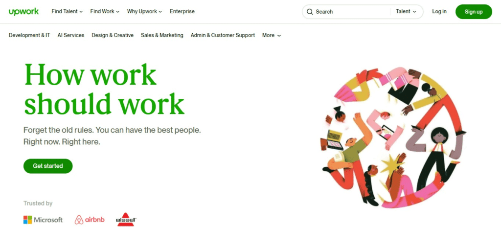 Upwork (Best job app in India)