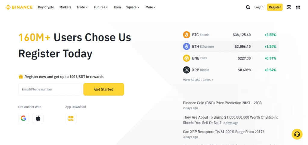Binance (Best Staking Wallets To Stake Crypto)