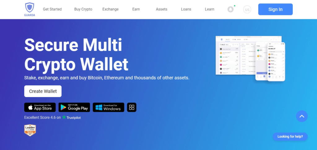 Guarda Wallet (Top Staking Wallets To Stake Crypto)