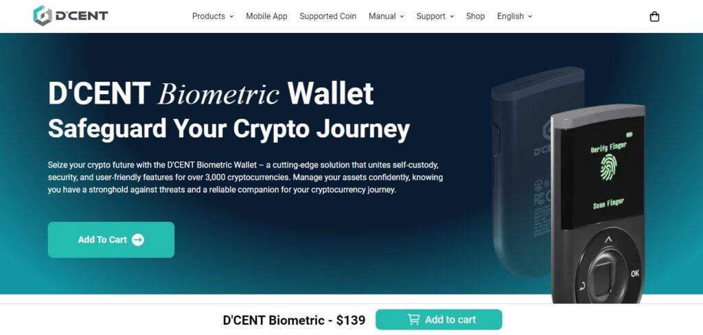 D'CENT Biometric Wallet