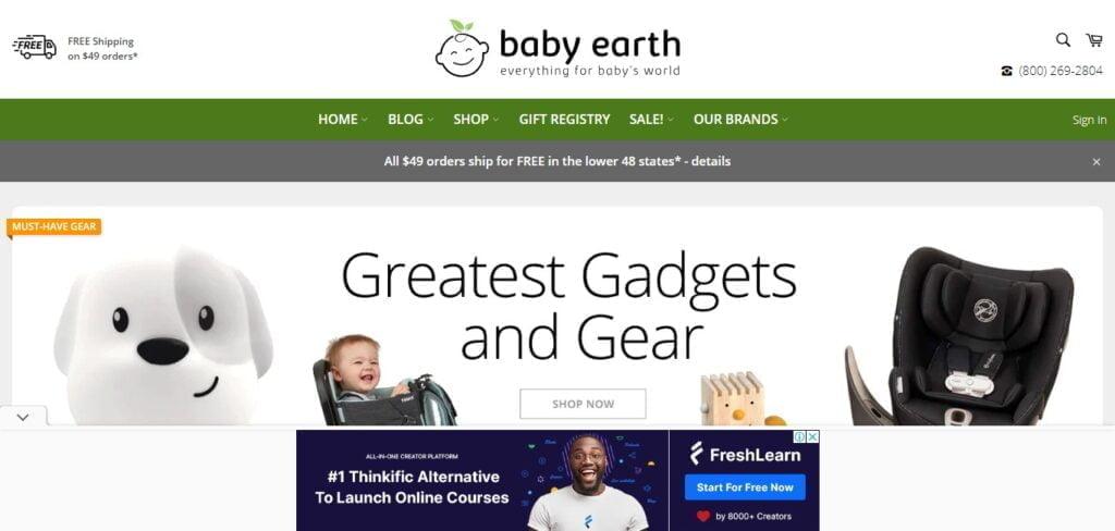 Baby Earth Registry