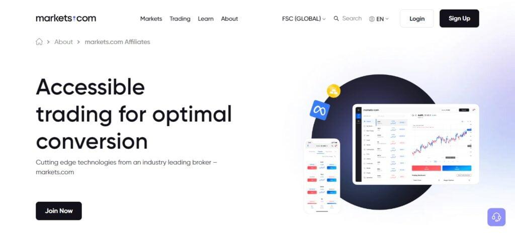 Markets.com Affiliate Program